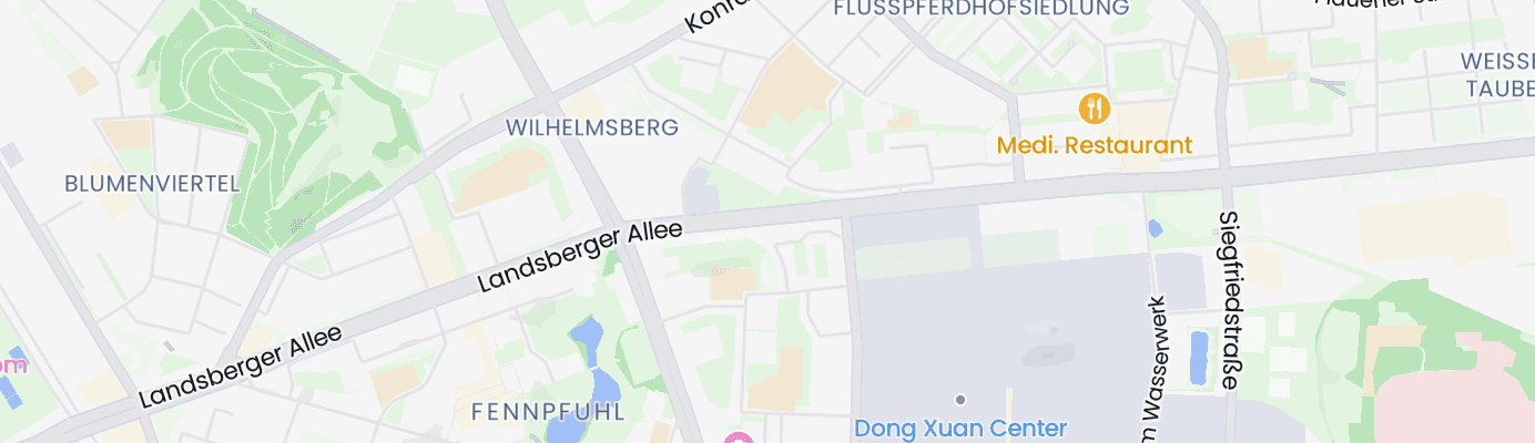 Karte mit dem ungefähren Standort