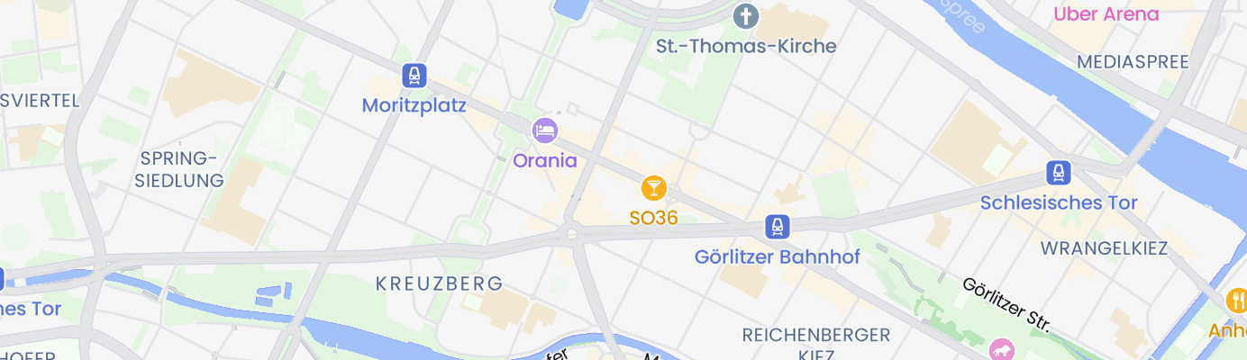 Karte mit dem ungefähren Standort