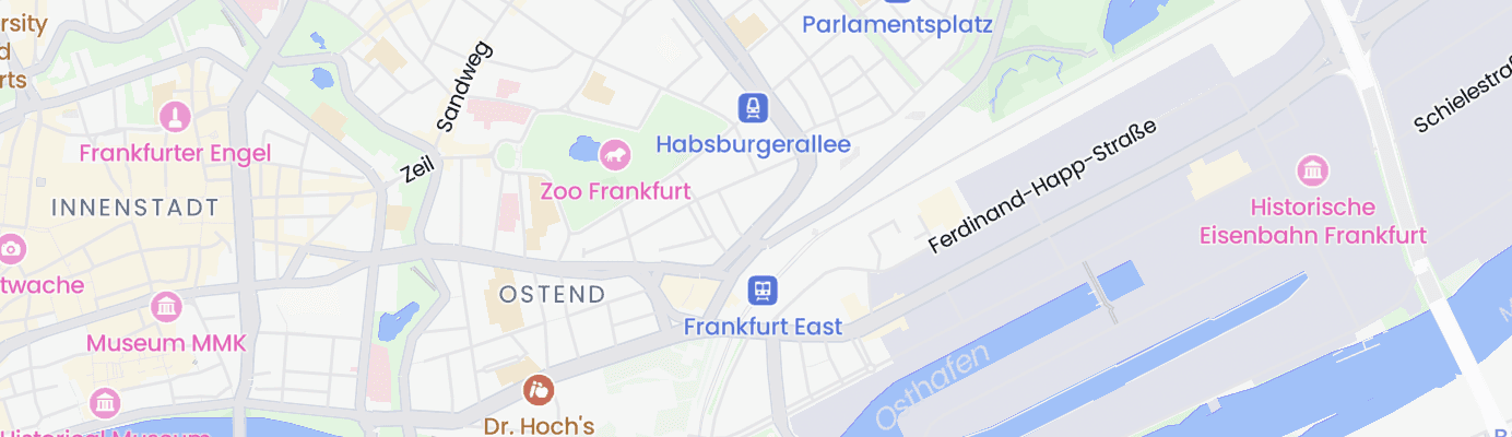 Karte mit dem ungefähren Standort