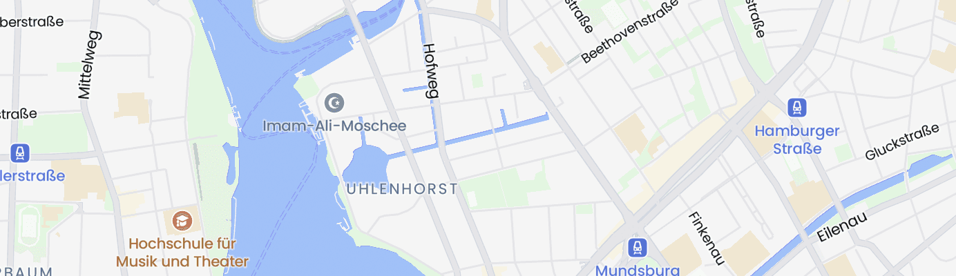 Karte mit dem ungefähren Standort