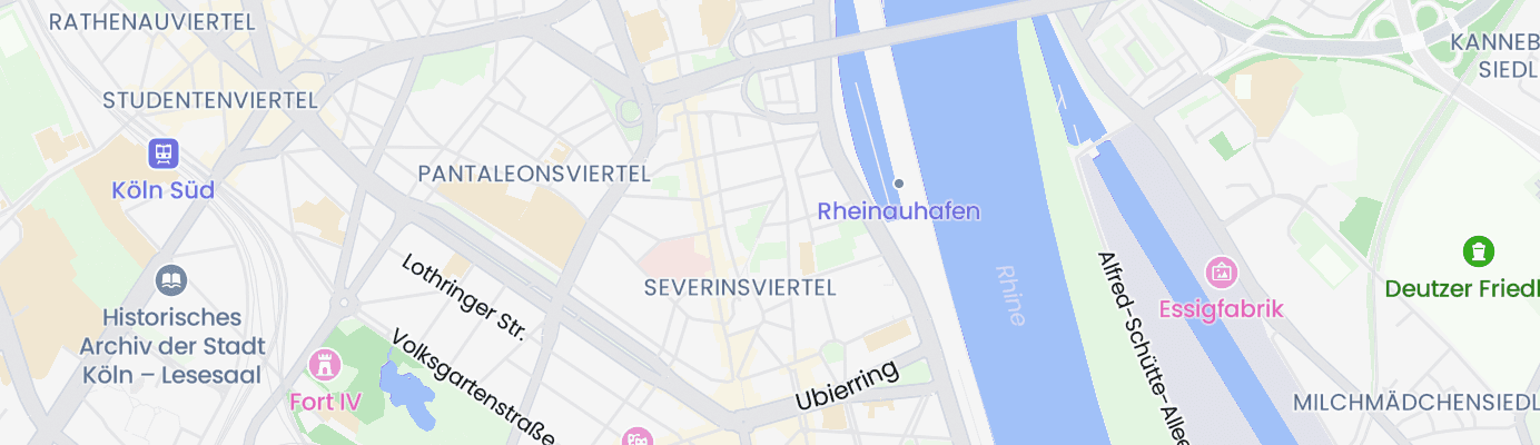 Karte mit dem ungefähren Standort
