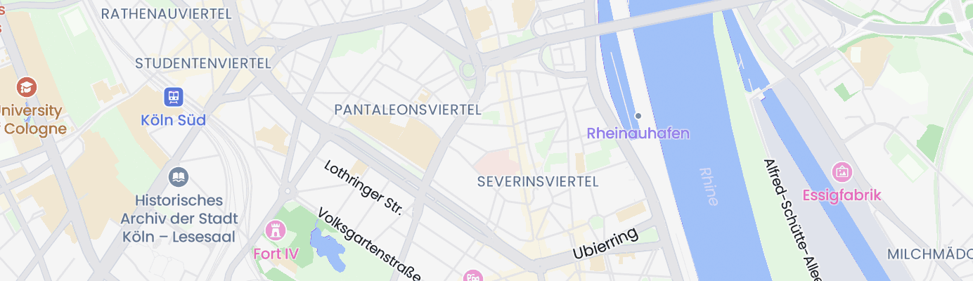 Karte mit dem ungefähren Standort