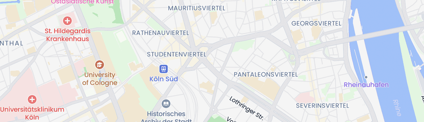 Karte mit dem ungefähren Standort