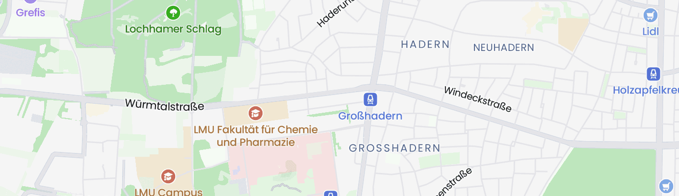 Karte mit dem ungefähren Standort