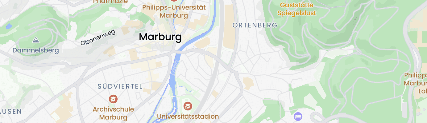 Karte mit dem ungefähren Standort