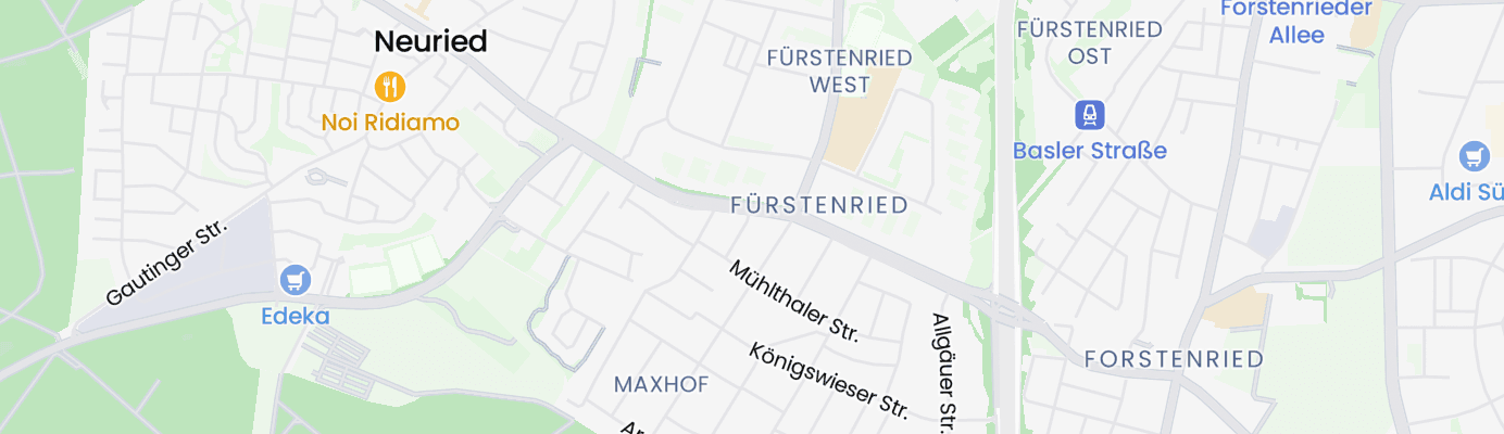 Karte mit dem ungefähren Standort