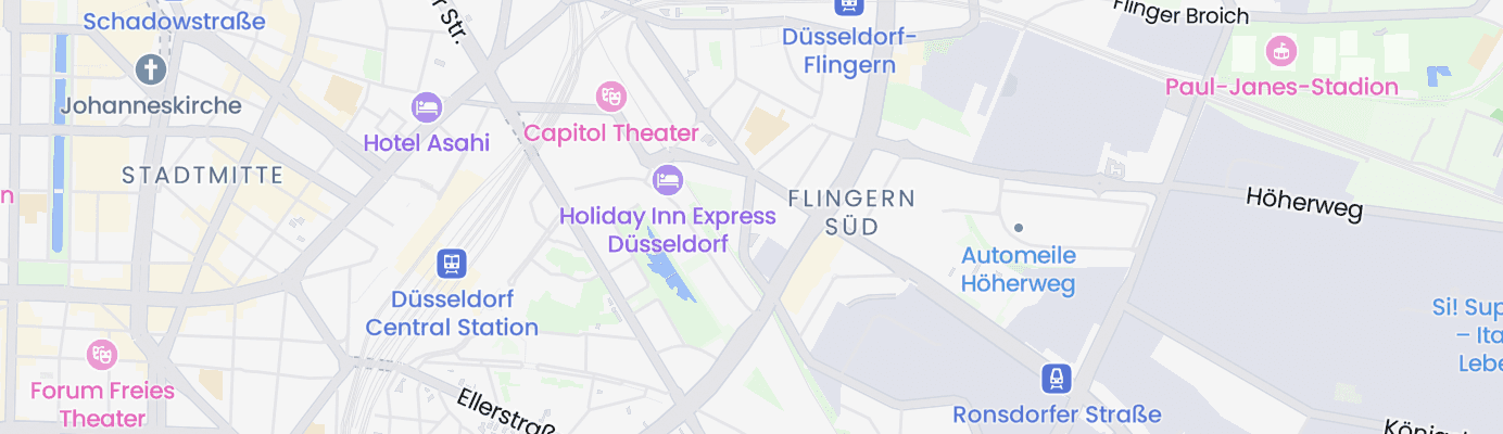 Karte mit dem ungefähren Standort