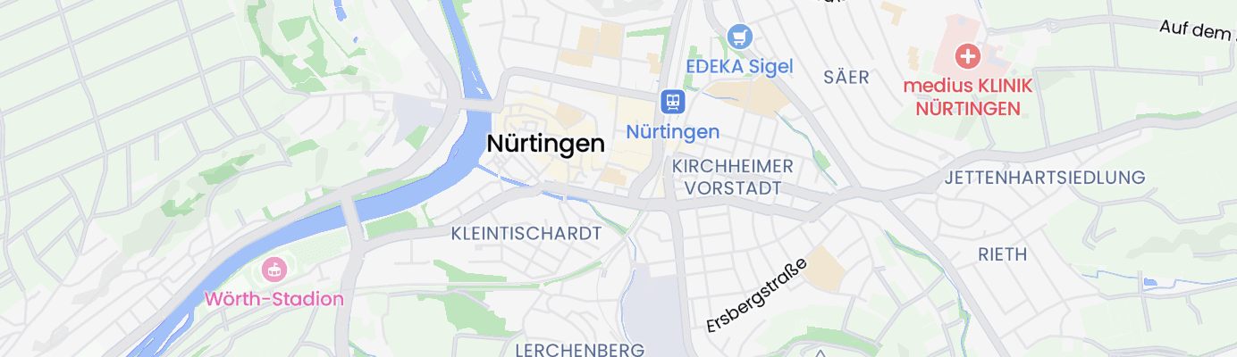 Karte mit dem ungefähren Standort