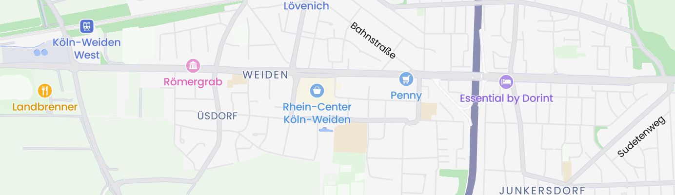 Karte mit dem ungefähren Standort