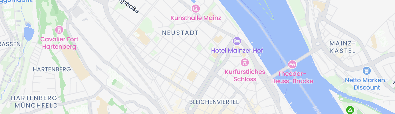 Karte mit dem ungefähren Standort