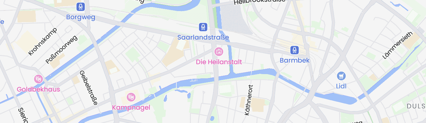 Karte mit dem ungefähren Standort