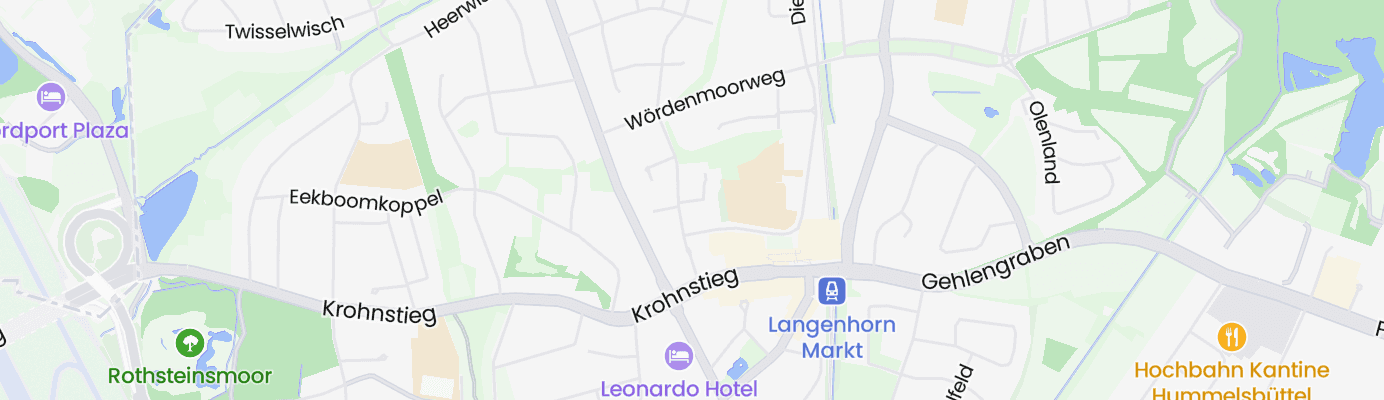 Karte mit dem ungefähren Standort