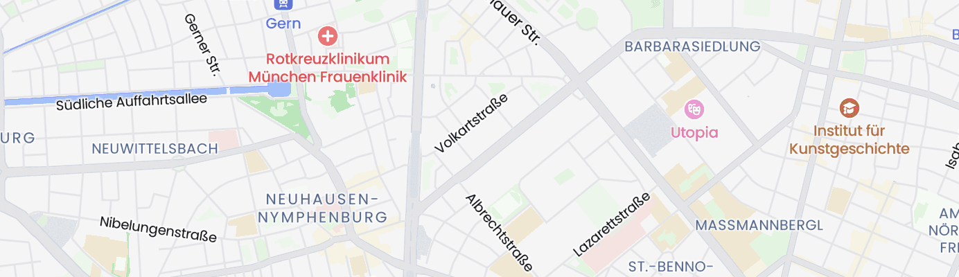 Karte mit dem ungefähren Standort