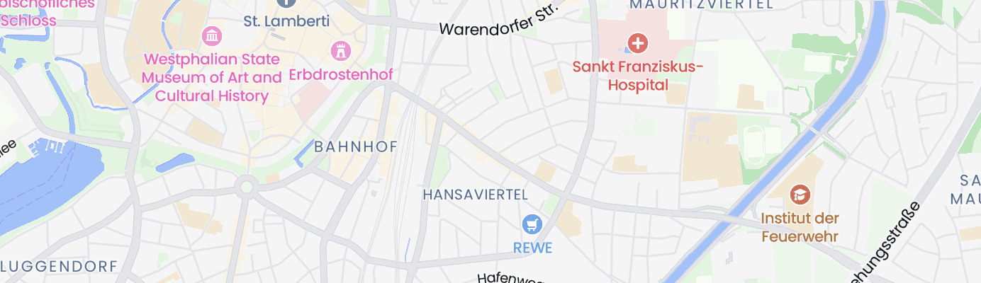 Karte mit dem ungefähren Standort