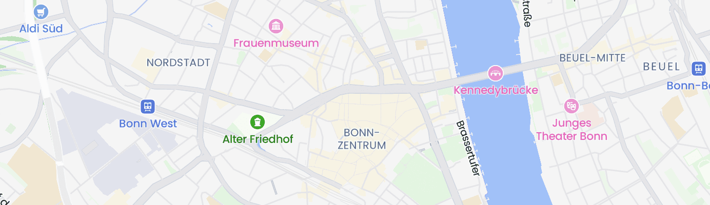 Karte mit dem ungefähren Standort
