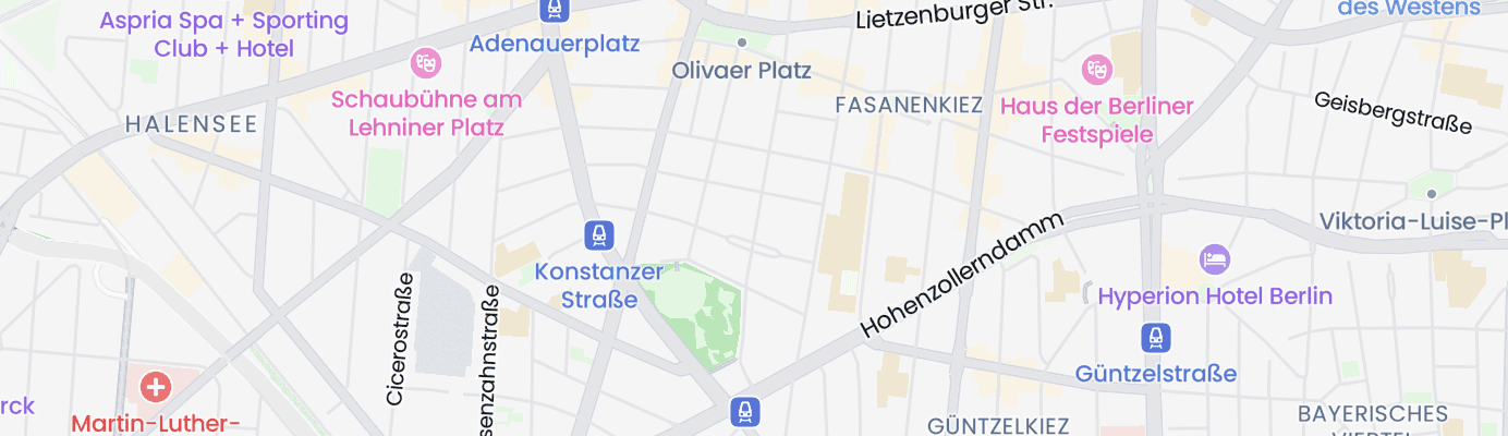 Karte mit dem ungefähren Standort