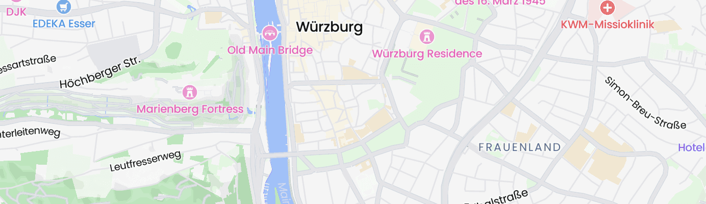 Karte mit dem ungefähren Standort