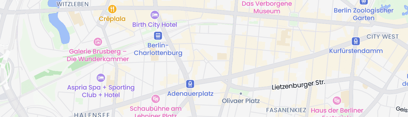 Karte mit dem ungefähren Standort