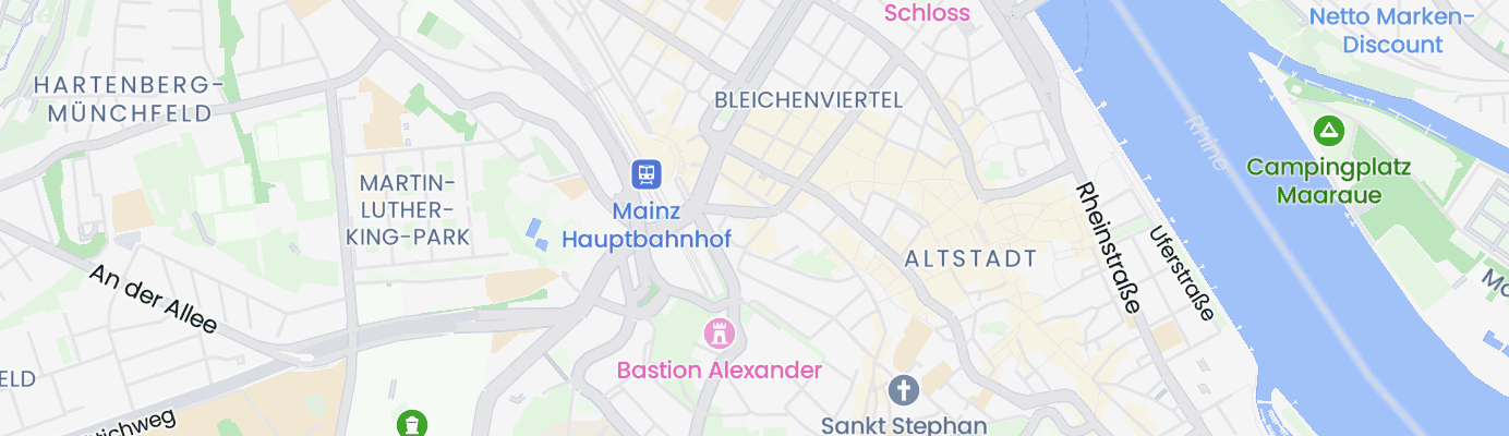 Karte mit dem ungefähren Standort