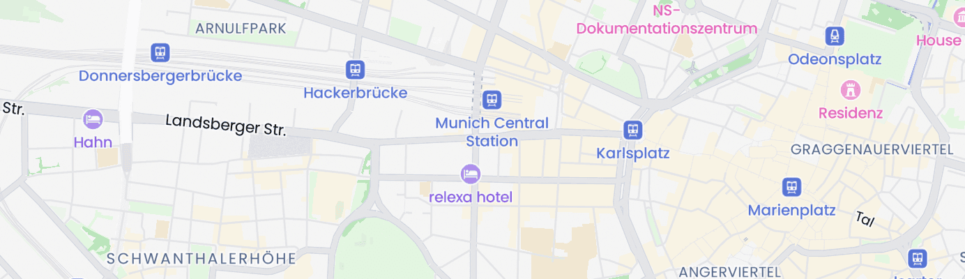 Karte mit dem ungefähren Standort