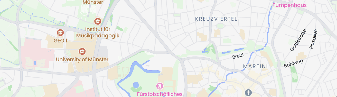 Karte mit dem ungefähren Standort