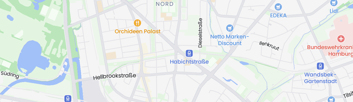 Karte mit dem ungefähren Standort