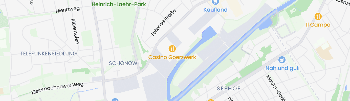 Karte mit dem ungefähren Standort
