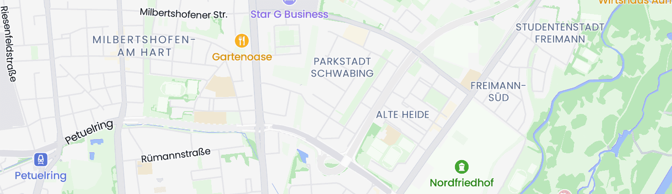 Karte mit dem ungefähren Standort