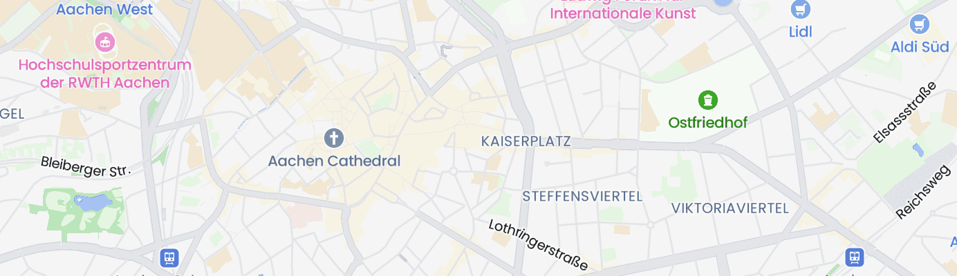 Karte mit dem ungefähren Standort