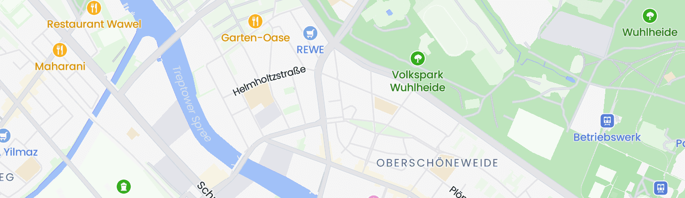 Karte mit dem ungefähren Standort