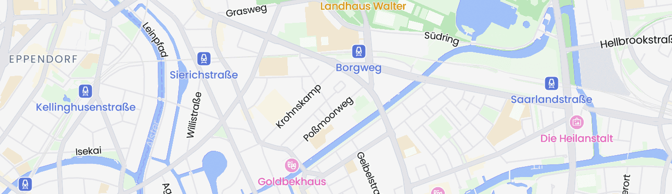Karte mit dem ungefähren Standort