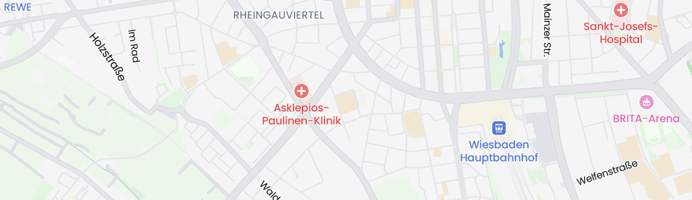 Karte mit dem ungefähren Standort