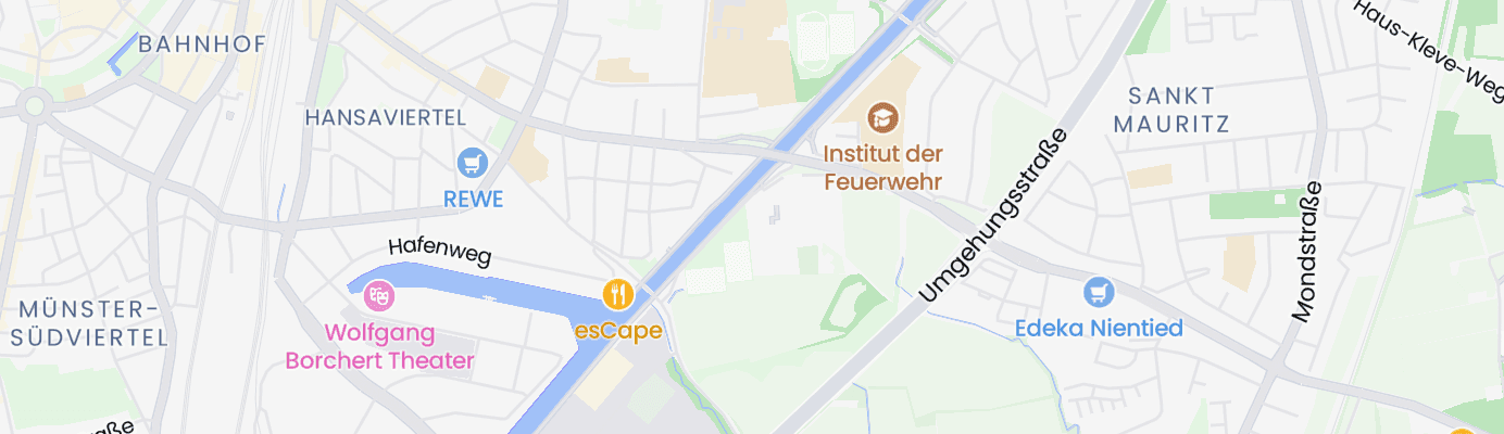 Karte mit dem ungefähren Standort