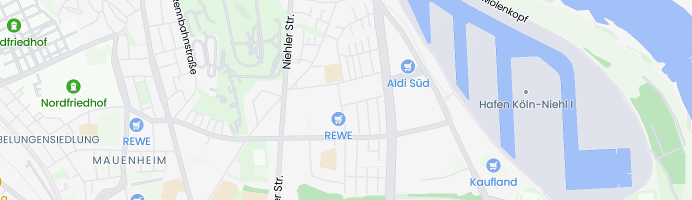 Karte mit dem ungefähren Standort