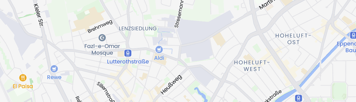 Karte mit dem ungefähren Standort