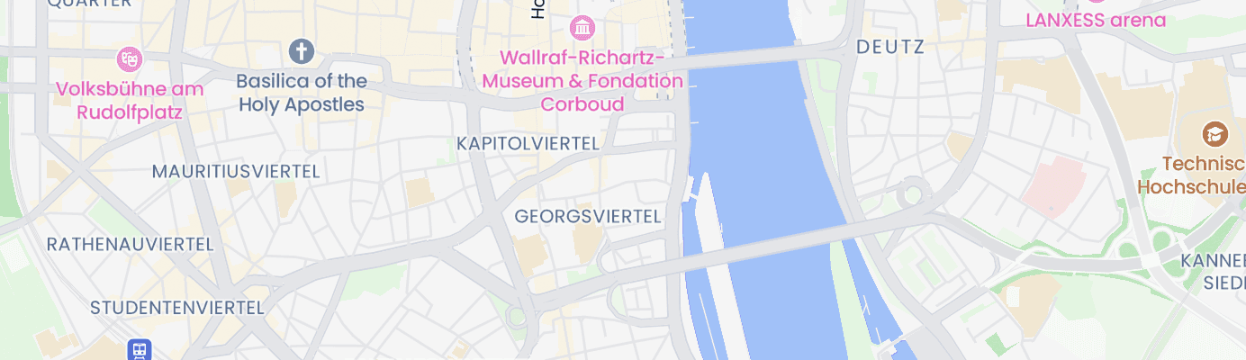 Karte mit dem ungefähren Standort