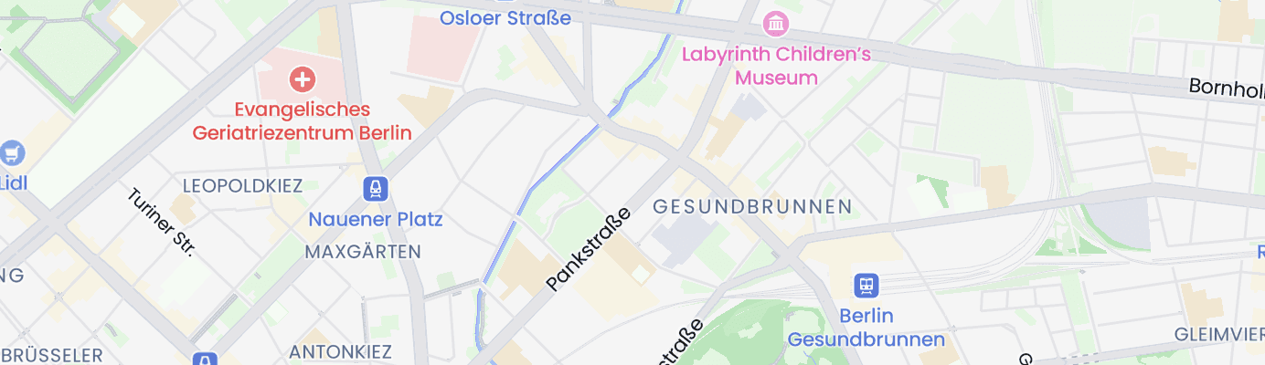 Karte mit dem ungefähren Standort