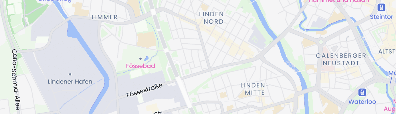 Karte mit dem ungefähren Standort