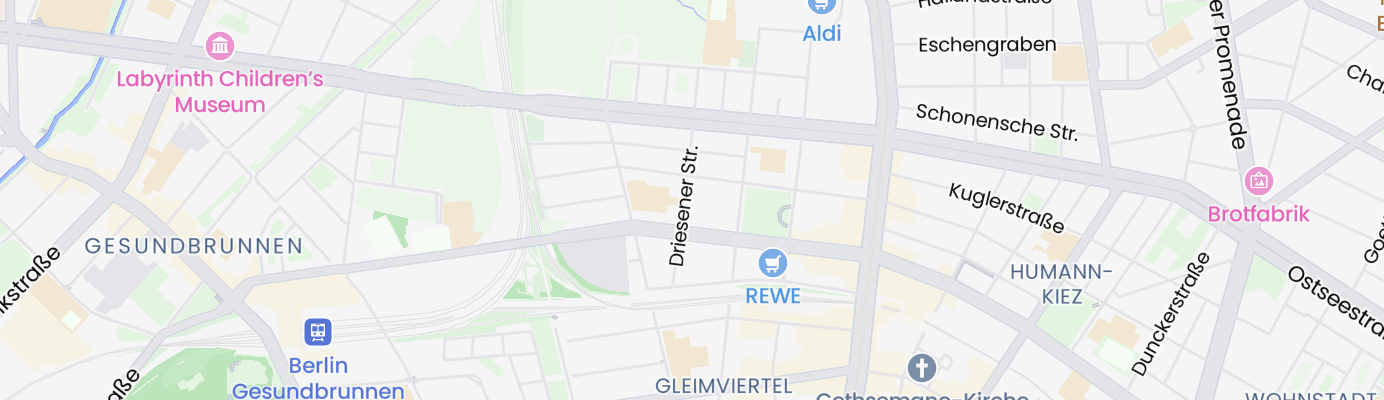 Karte mit dem ungefähren Standort