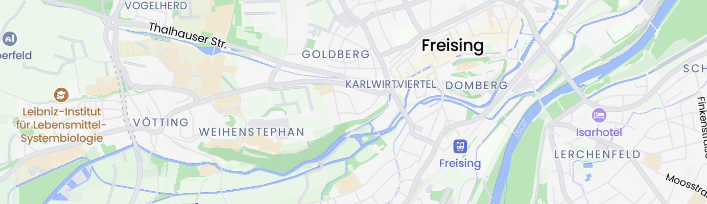 Karte mit dem ungefähren Standort