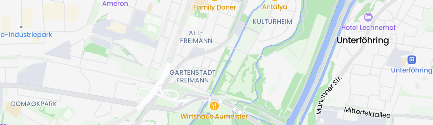 Karte mit dem ungefähren Standort
