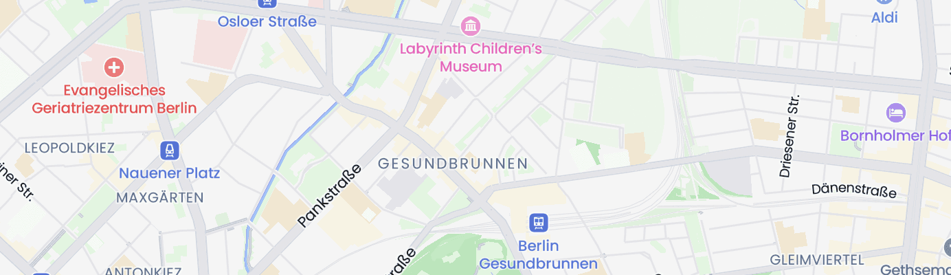 Karte mit dem ungefähren Standort