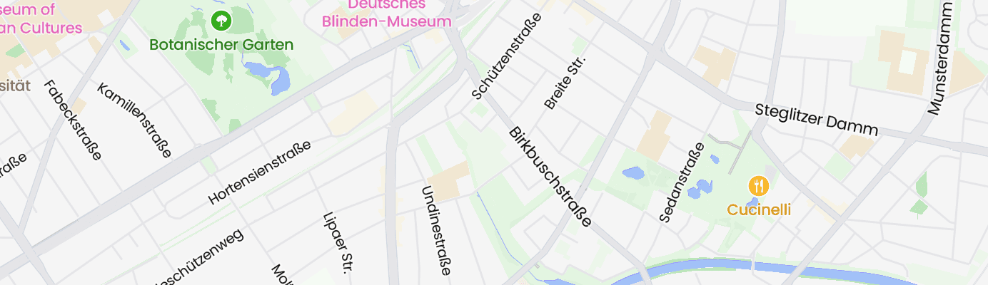 Karte mit dem ungefähren Standort