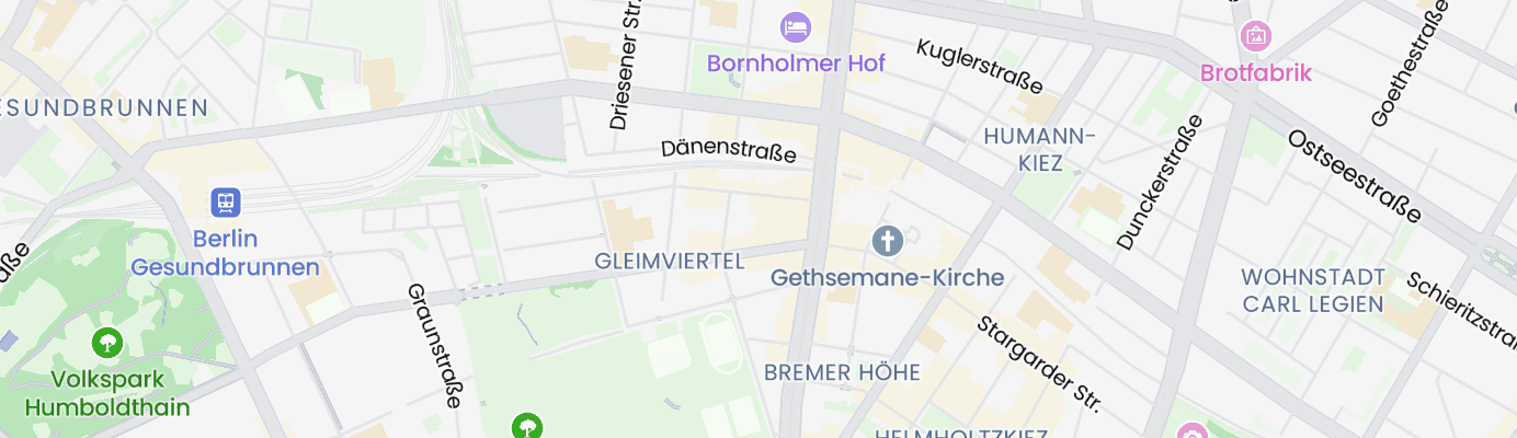 Karte mit dem ungefähren Standort