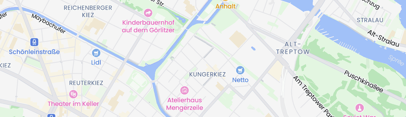 Karte mit dem ungefähren Standort