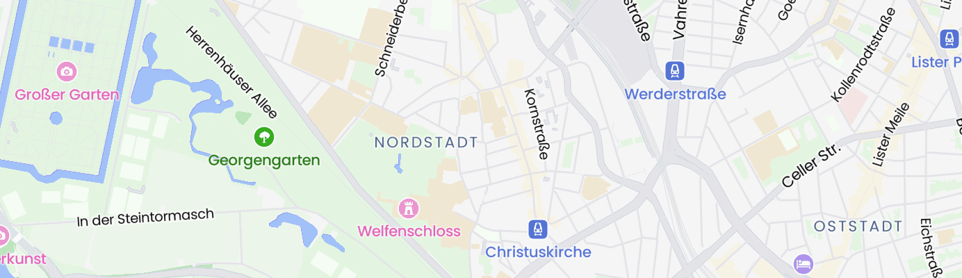 Karte mit dem ungefähren Standort