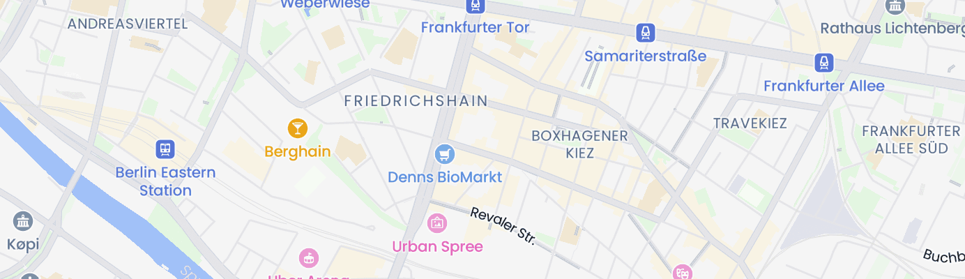 Karte mit dem ungefähren Standort