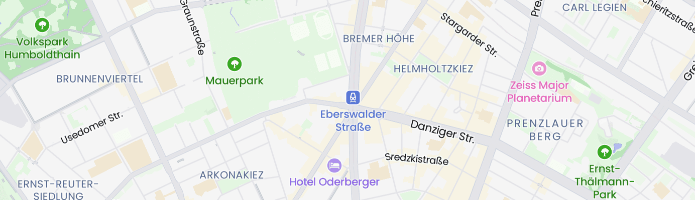 Karte mit dem ungefähren Standort