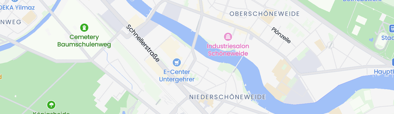 Karte mit dem ungefähren Standort