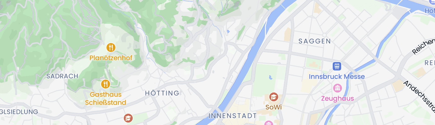 Karte mit dem ungefähren Standort